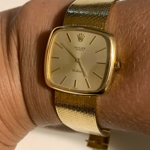 Rolex cellini watch 18k 33mm - Picture 4 of 14